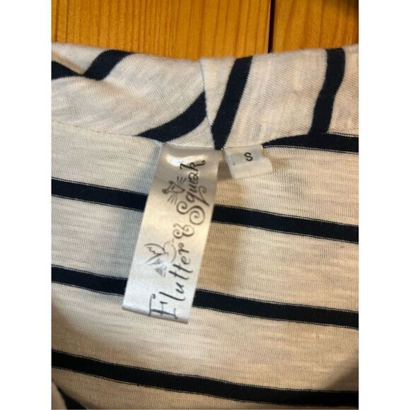 Flutter & Squeak Size Small tunic striped pocket (8386)￼ - Picture 3 of 5